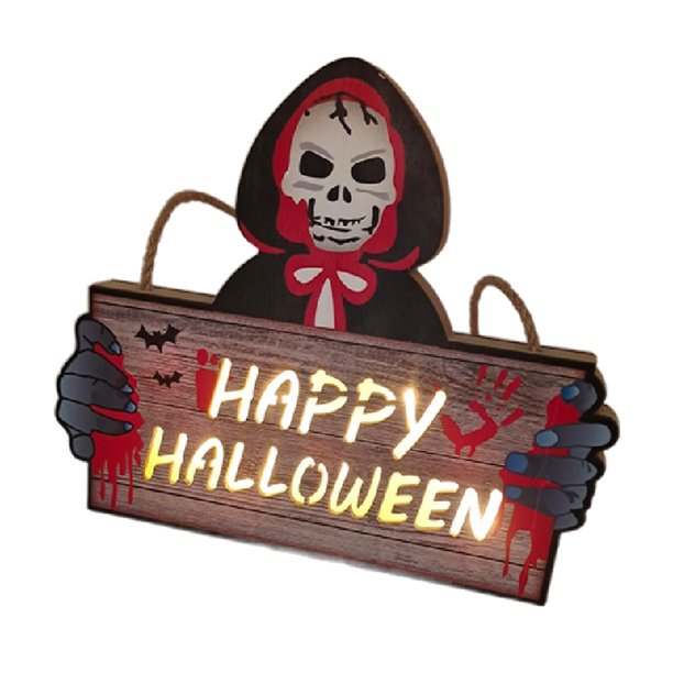 Letrero de Puerta Colgante BLESIY Halloween Decoración 185x22cm