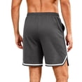 thumbnail image 4 of Satingcolo Mens 11" Gym Basketball Quick-Dry Shorts with Zipper Pockets - Quick Dry Lightweight Mesh Athletic Shorts for Workout Running, 4 of 6