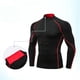 thumbnail image 3 of pstuiky camisas de hombre de manga larga, Camisa deportiva transpirable de manga larga y cuello redondo para hombre, color liso top de hombre xxl, 3 of 8