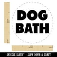 thumbnail image 2 of Dog Bath Bold Text Self-Inking Rubber Stamp Ink Stamper - Pink Ink - Medium 1 Inch, 2 of 7