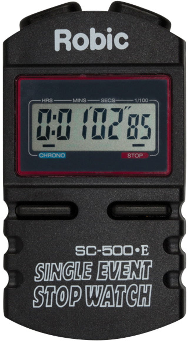 Robic SC-505 1/1000th Second Sports Chronometer.Orange Set of 2 