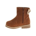thumbnail image 2 of Rugged Bear Toddler Girls Low Top Boots, Brown, 6, 2 of 5