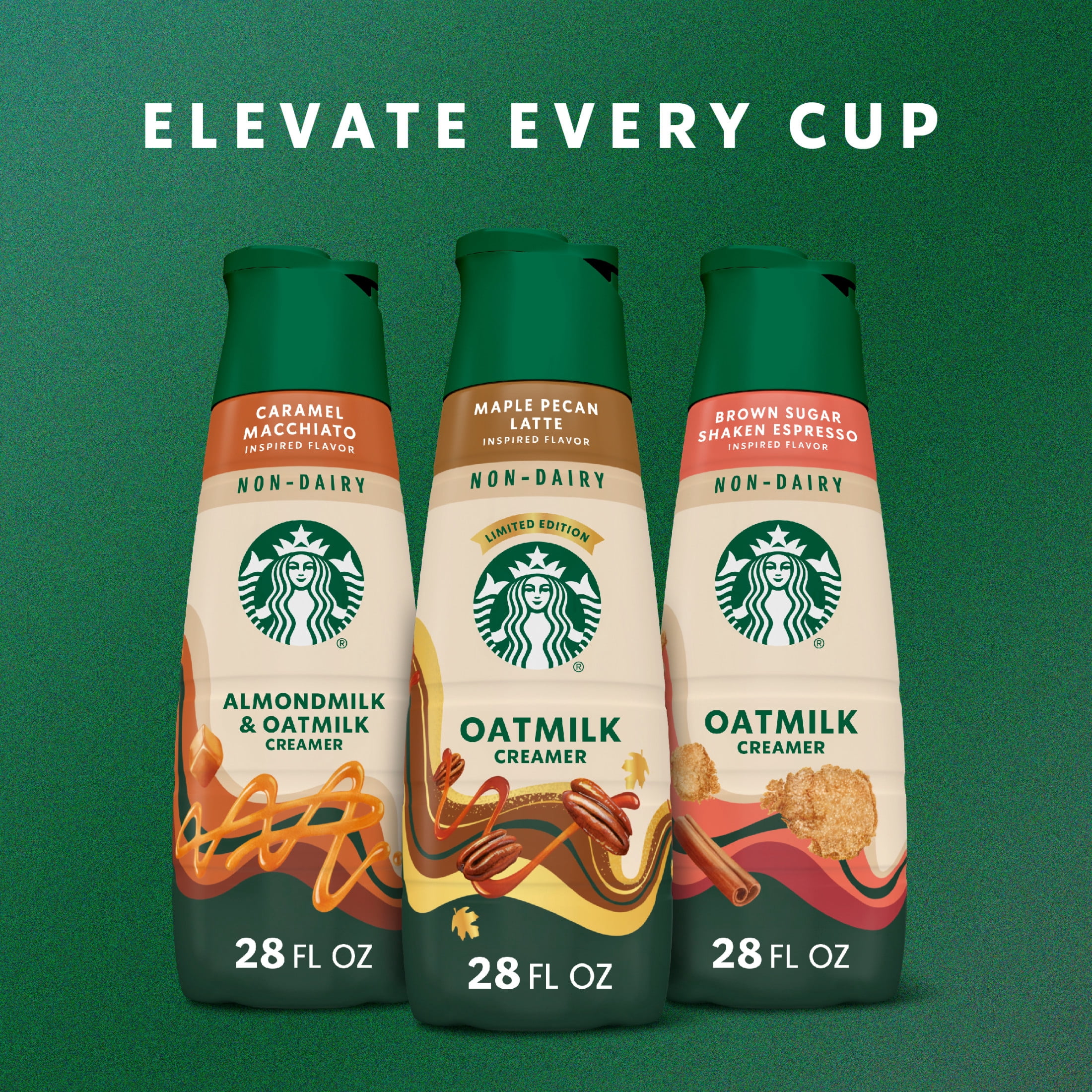Starbucks Maple Pecan Latte Inspired Non-Dairy Creamer, 28 fl. oz. Bottle 28 fl oz