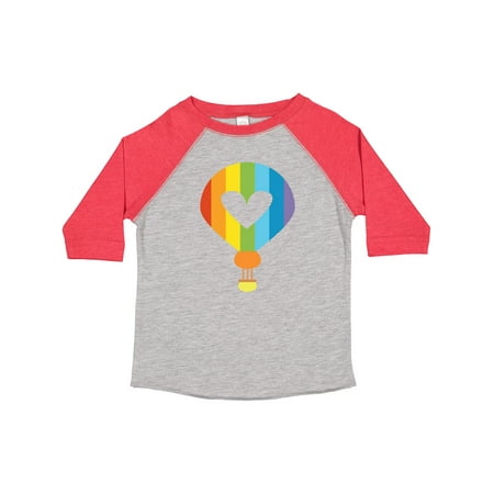 

Inktastic Rainbow Hot Air Balloon Gift Toddler Boy or Toddler Girl T-Shirt