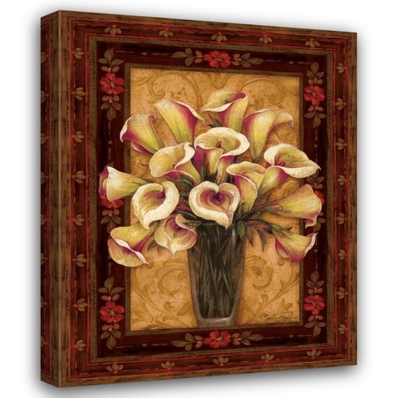 Pamela Gladding 15x18 Gallery Wrapped Canvas Wall Art Titled - View from Pompeii I