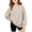 14-Khaki, variant on Leopard Print Sweatshirts for Girls Long Sleeve Crew Neck Pullover Fashion Top Trendy Fall Winter Casual Loose Fit Blouse