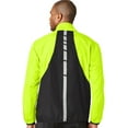 thumbnail image 2 of Men's High Visibility Unlined Polo Shirt - Safety Yellow/Deep Black, 3XL, 2 of 3