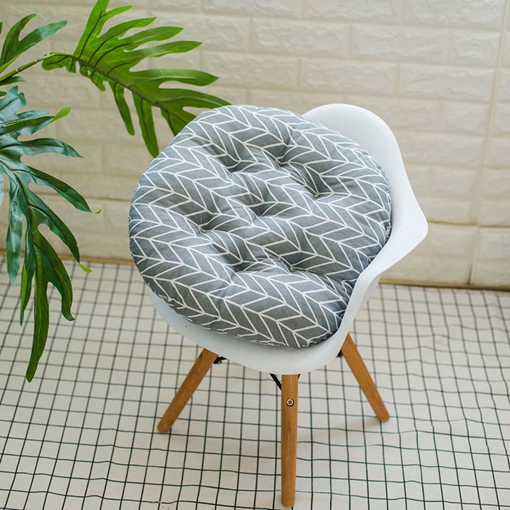 JilgTeok 1 Packs Outdoor Indoor Seat Cushion Pad 16x16 Inch Soft Comfortable Pearl Fabric Chair Sofa Cushion for Garden Patio Home Kitchen Office