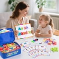 thumbnail image 4 of Kit de letras Sundaymot Magnetic Alphabet 310 unidades con pizarra, 4 of 7
