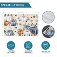 thumbnail image 6 of Fall Blue Pumpkin Placemats Set of 4, Thanksgiving Autumn Daisy Beige Vintage Washable Wipeable Table Mats for Dining Tables, Indoor Outdoor Kitchen Place Mats for Holiday Party Table Decor, 6 of 9