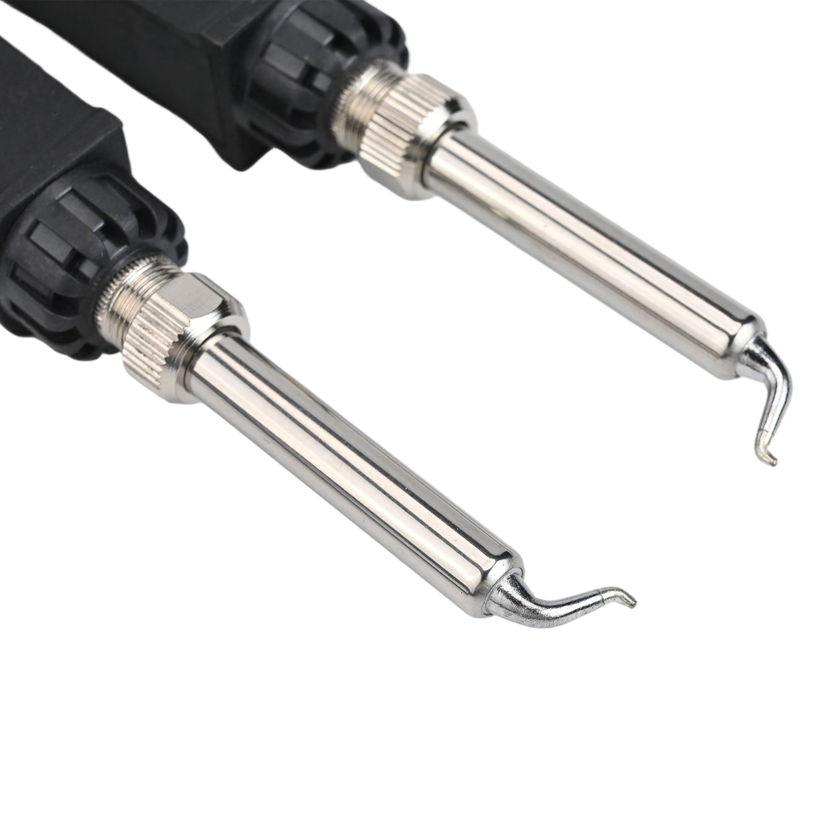 Black Silver Double Soldering Iron Tweezer Clip for Circuit Board Work