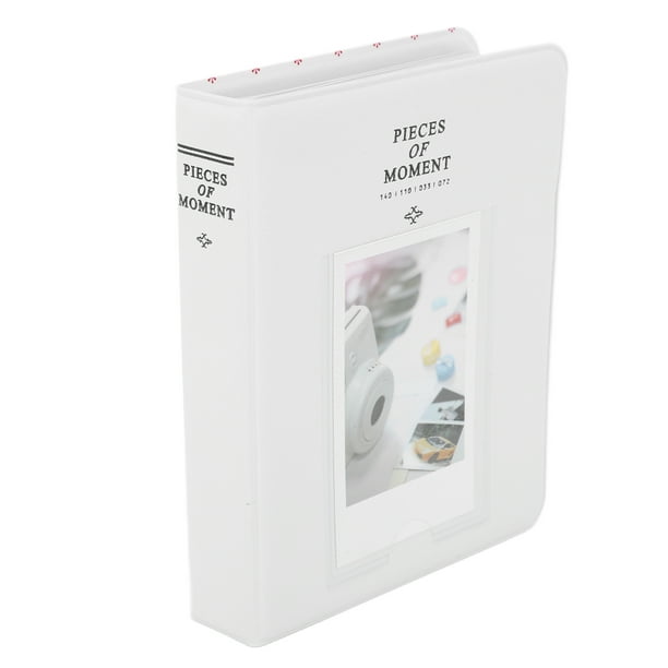 Álbum De Fotos, Cámara Instantánea Flexible Álbum De Fotos Gran Capacidad Cuero De PU 64 Bolsillos Cubierta Bolsillo Insertable Para Tarjeta De Visita