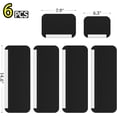 thumbnail image 6 of Refrigerator Door Handle Covers, 6PCS, Leather Kitchen Appliance Handle Covers, Keep Your Fridge Microwave Oven Stove or Dishwasher Clean, Stains Dirty Oils, Timesaver, Kitchen Decor (Black), 6 of 12