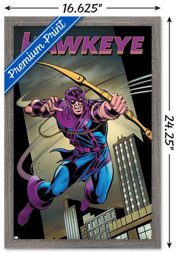 Marvel - Hawkeye - Hawkeye Freefall #1 Wall Poster, 14.725" x 22.375", Framed