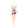 thumbnail image 1 of Party Home Decor Cream Shape Pendant Windows Front Door Hanging Fireplace Wall 1PC DIY Christmas Wreath With LED Lights, 1 of 17