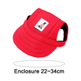 thumbnail image 2 of Gorra de béisbol para perro, ajustable, para deportes al aire libre, protección solar, gorra de béisbol, visera, traje con agujeros para las orejas, 2 of 5