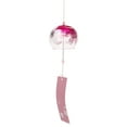 thumbnail image 4 of Glass Wind Chimes Japanese-style Wind Chime Simple and Beautiful Label Pendnat Chimes Wind Bells(Pattern 3), 4 of 6