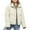 A-Khaki, variant on LEBONYARD Women's Trendy Zipper Lapel Collar Solid Collar Long Sleeve Puffer Jacket Casual Turn Down Collar Loose Fitting Pocket Warm Outerwear Jacket