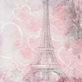 thumbnail image 3 of Kimberly, Allen 15x15 Black Modern Framed Museum Art Print Titled - Pink Day in Paris, 3 of 5