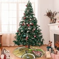 thumbnail image 7 of Picia Watercolor Canary Bird Print Christmas Tree Skirt , Christmas Tree Skirt Ornaments for Merry Christmas Holiday Party Decorations Indoor Outdoor-36", 7 of 7