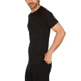 thumbnail image 3 of Men's Merino Wool Microweight Raglan T-shirt - Black - Small, 3 of 5