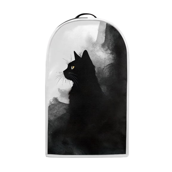 PJHEQOXE Ink Painting Cat Blender Cover Stand Mixer Cover Anti Fingerprint Dust Cover Blender Cover for Home Kitchen Universal Appliance Covers Black White