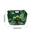 thumbnail image 3 of Yeciiwht Water Bag Portable Folding Water Bag Hiking Tourism Camping Plastic Soft Water Storage Bag Water Bucket Large Capacity Water Storage Bag, 3 of 7