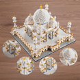 thumbnail image 3 of Lukhang Juego de construcción modelo Taj Mahal de arquitectura de gran tamaño - Kit de microbloques de 3950 piezas | Agradable Desafiante Estéticamente Agradable | Diversión para familias adultos | Di, 3 of 5