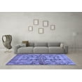 thumbnail image 3 of Ahgly Company Machine Washable Indoor Rectangle Oriental Blue Traditional Area Rugs, 2' x 5', 3 of 4