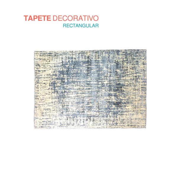 Tapete Moderno 2.20m x 1.60m beige 6.49 pulg Elly Decor ED-TM1097-03