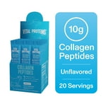 Vital Proteins Collagen Peptides Powder Supplement, Hydrolyzed Collagen Peptides Travel Pack, 20 Individual Packets