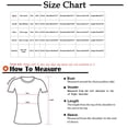 thumbnail image 3 of Moda mujer casual manga corta cuello redondo impreso tops sueltos blusa Pompotops hkajfhjk464979, 3 of 5
