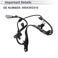 thumbnail image 5 of Unique Bargains Front Left ABS Wheel Speed Sensor for Toyota Tundra 2000-2006, for Toyota Sequoia 2001-2007 ABS Sensor No.895430C010 1 Pcs, 5 of 7