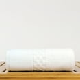 thumbnail image 4 of Bare Cotton Luxury Hotel & Spa Towel 100% Genuine Turkish Cotton Hand Towels - White - Checkered - Set of 6, 4 of 4