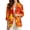 Autumn Maple Leaf, variant on Grunge Leopard Cow Print Faux Linen Blazer Jacket for Women Casual One Button Suit Jacket with Pockets Breathable Cardigan Coat for Spring Summer Fall, 3XL