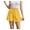 Light Yellow, variant on Asklazy Women's Casual Wide Leg Shorts High Waisted Adjustable Tie Knot Ruffle Shorts with Pockets