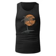 thumbnail image 2 of Caqnni Men's Sleeveless Tank Tops Workout Running Gym Muscle Undershirts(Black,5XL), 2 of 4