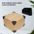 thumbnail image 2 of Musbetu 200Pcs Corner Covers Anti-bump Triangular Three Sided Wear-resistant Safe Anti-collision Plastic Packing Shipping Parcel Courier Box Edge Guards House Moving, 2 of 7