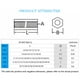 thumbnail image 4 of M2 M2.5 M3 M4 Black White Nylon Hex Standoff Screw PC Compuer Motherboard PCB Spacer Metric Thread Bolt Length 5-20MM, 4 of 5