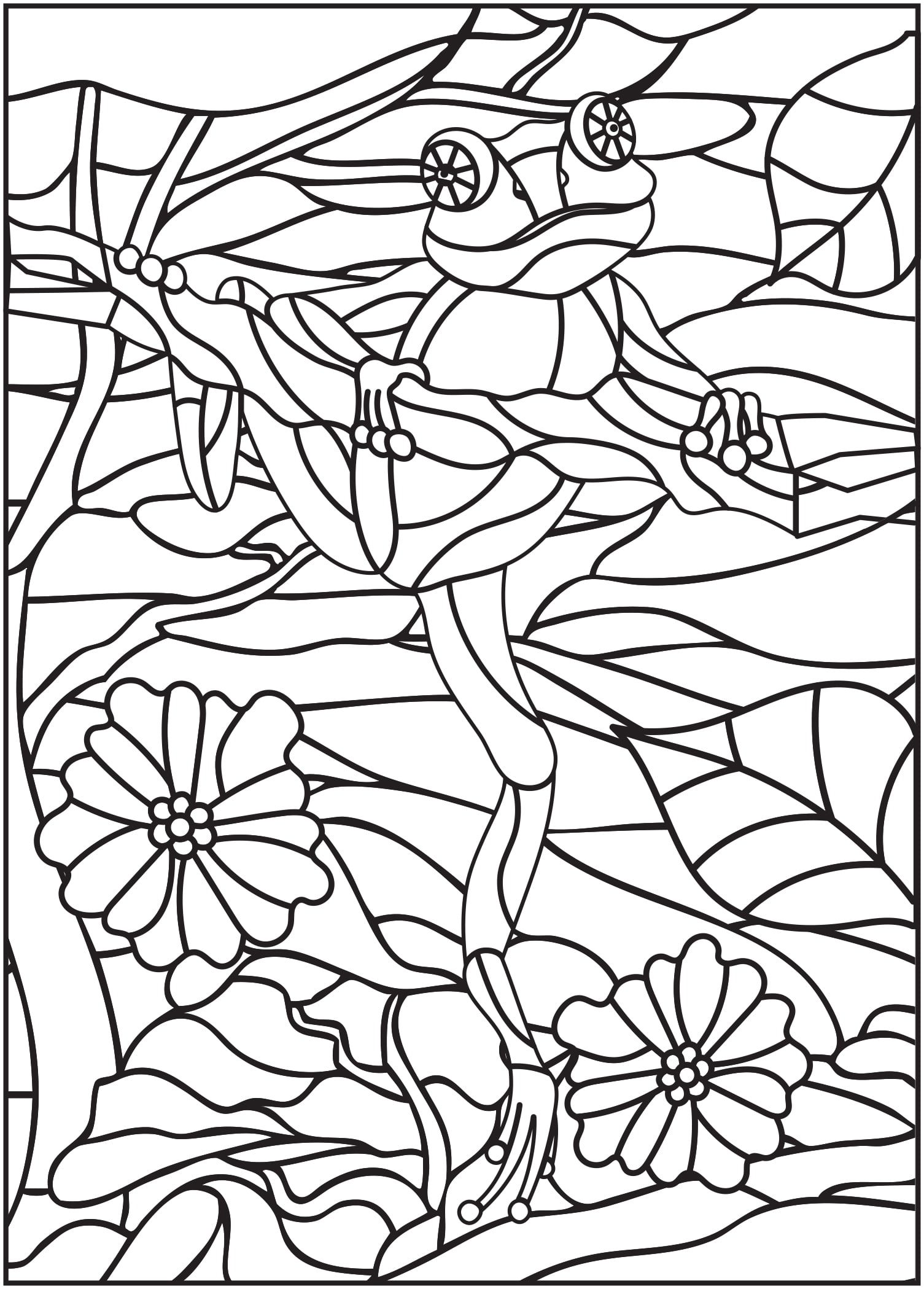 Cra Z Art Timeless Creations Coloring Book, Stained Glass, 20 ...