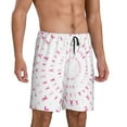 thumbnail image 2 of Easygdp Breast Cancer Awareness (4) Men's Short Pajama Pants, Sleep Shorts, Household Pants, Casual Pants with Pockets - Small, 2 of 9