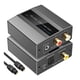 thumbnail image 1 of Convertidor de Audio óPtico una RCA Convertidor de Audio Digital una AnalóGico Adaptador Coaxial una RCA AUX de 3,5 Mm con Cable óPtico, 1 of 5