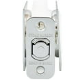 thumbnail image 4 of Stone Harbor Hardware Contemporary Square Pocket Door Lock, Privacy Function, 2-3/4" Backset, Polished Chrome, 4 of 4