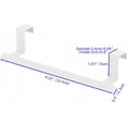 thumbnail image 3 of 1/2Pack Over Cabinet Towel Bar 9", Kitchen Towel Rack Over Cabinet Door, Stainless Steel Cabinet Door Towel Holder, Dish Towel Holder for Cabinet Door, 3 of 7