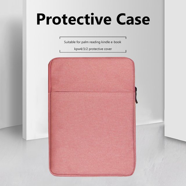 Funda a prueba de golpes para Kindle Paperwhite 3 2 1 E-Reader (rosa roja)