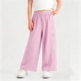 thumbnail image 2 of Asxite Toddler Solid Breathable Loose Outdoor Sweatpants Elastic Waist Casual Summer 4-14 Y, 2 of 6