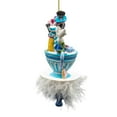 thumbnail image 4 of Kurt Adler 6.25-Inch Hollywood Hats Alice Teaparty Ornament, 4 of 4