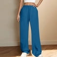 thumbnail image 2 of Women Linen Pants Casual Loose High Waist Boho Wide Leg Cropped Palazzo Beach Pants Summer Outfits 2026 Trendy, 2 of 7