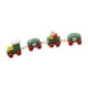 thumbnail image 3 of Mini tren navideño 1:12, simulación de casa de muñecas, tren de vapor para decoración de hadas DIY verde, 3 of 7