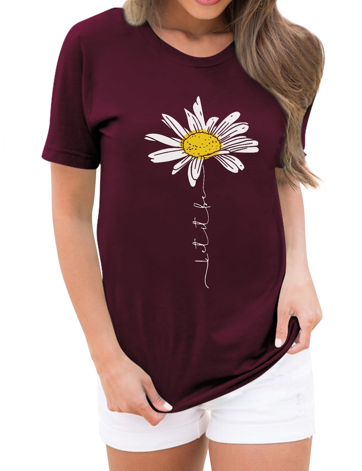 TWY Women Let It Be Daisy Graphic Print 